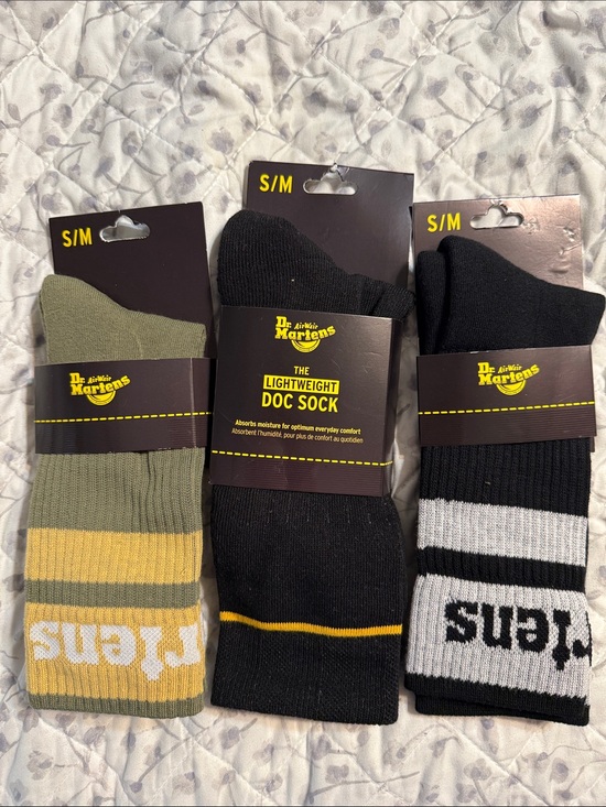 Dr. Martens Accessories - Set/3 Dr Martens socks S/M